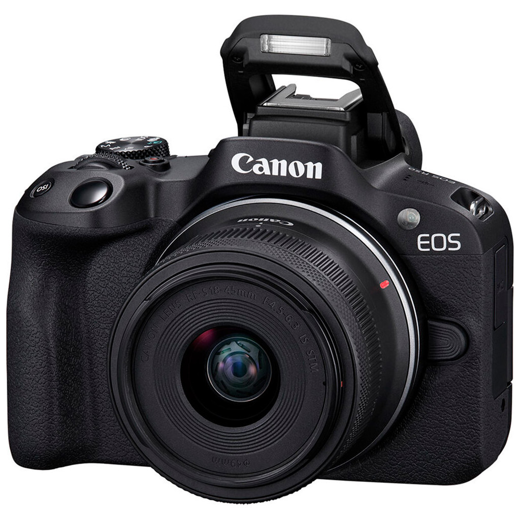 Цифровий фотоапарат Canon EOS R50 + RF-S 18-45 IS STM Black Creator Kit (5811C036) - зображення 5