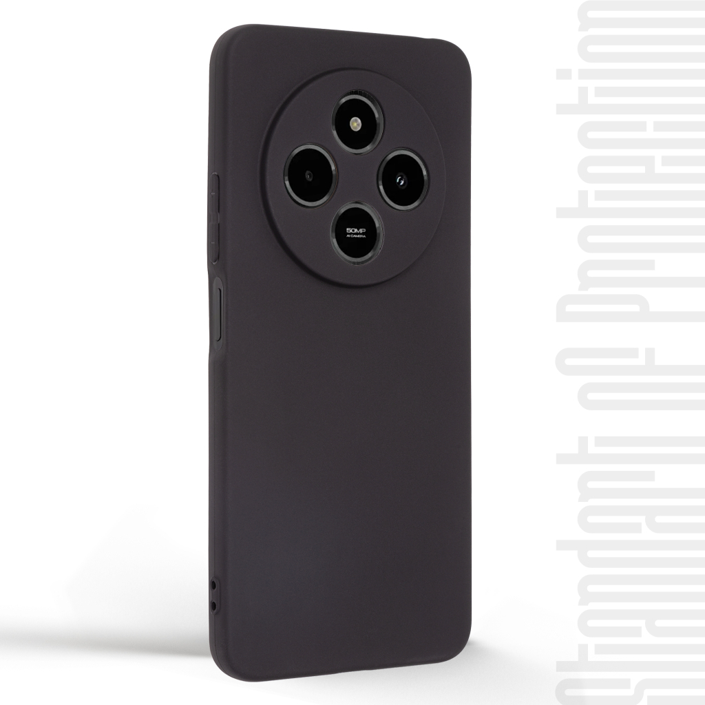 Чохол до мобільного телефона Armorstandart Matte Slim Fit Xiaomi Poco M7 5G Camera cover Black (ARM85162) - зображення 2