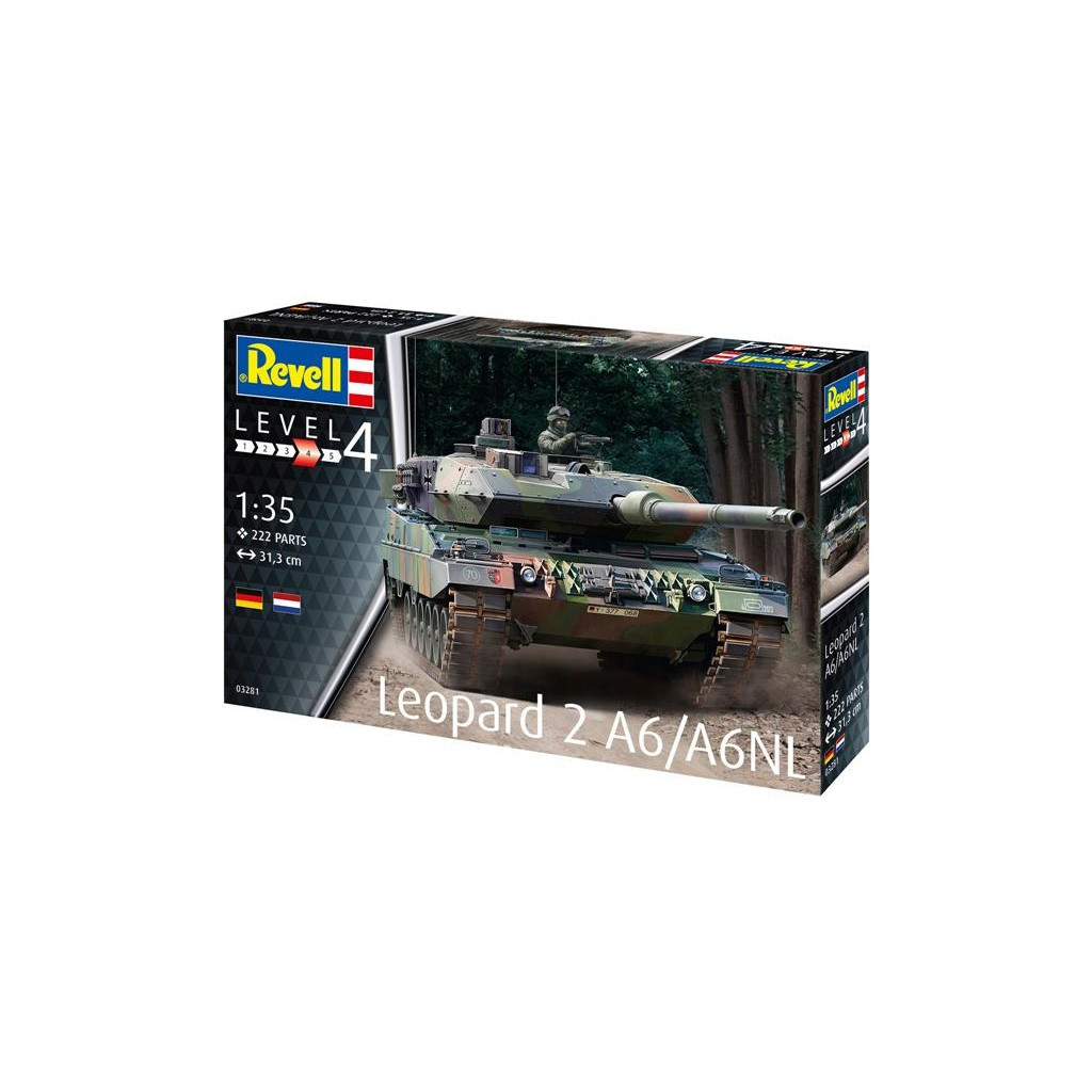 Збірна модель Revell Танк Леопард 2 A6/A6NL рівень 4 масштаб 1:35 (RVL-03281) - зображення 1