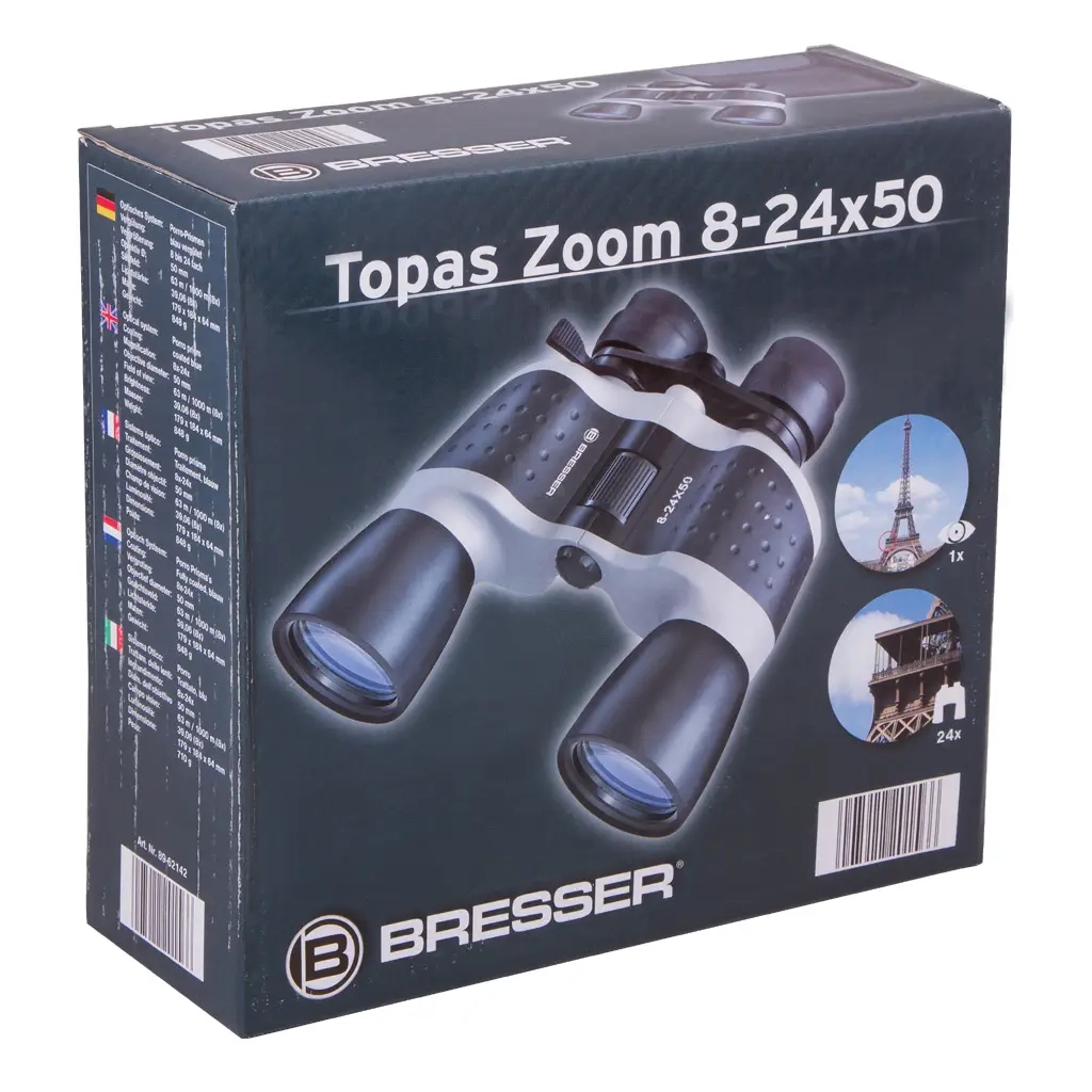 Бінокль Bresser Topas 8-24x50 Zoom (929315) - зображення 4