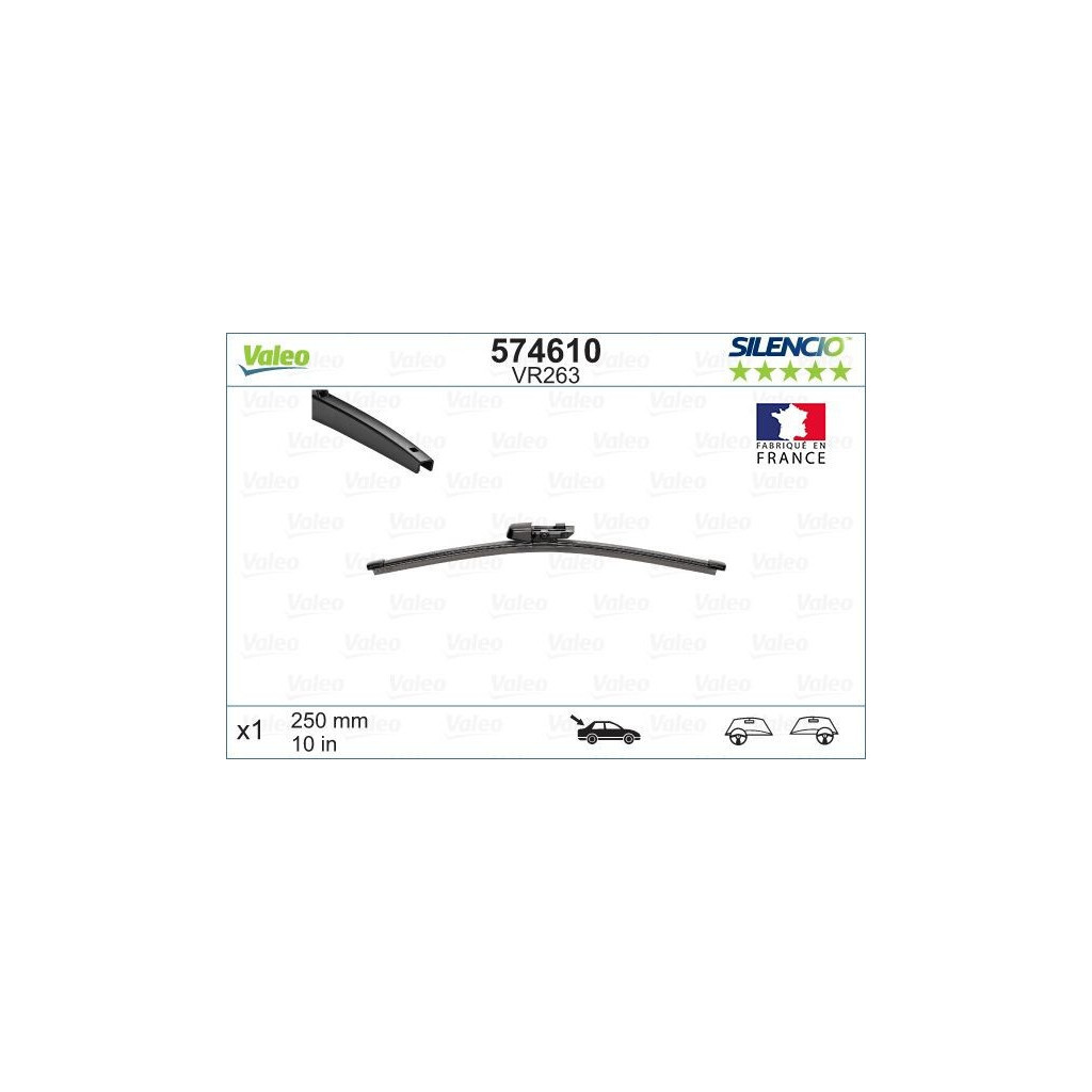 Щітка склоочисника Valeo 574610 - зображення 4