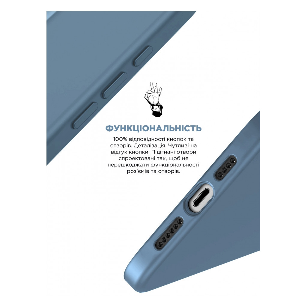 Чохол до мобільного телефона Armorstandart ICON2 MagSafe Apple iPhone 15 Winter Blue (ARM72760) - зображення 4