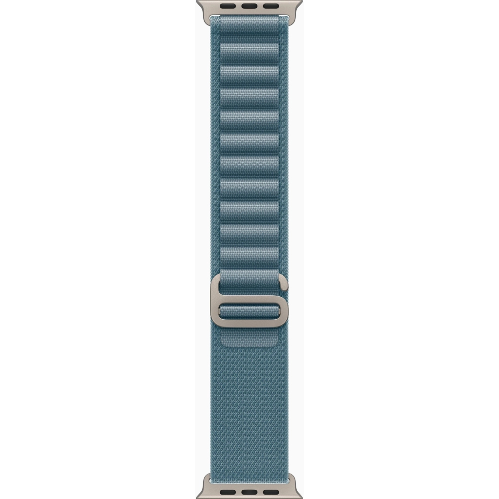 Смарт-годинник Apple Watch Ultra 3 GPS + Cellular 49mm Natural Titanium Case with Light Blue Alpine Loop - Medium (MEWM4QP/A) - зображення 3