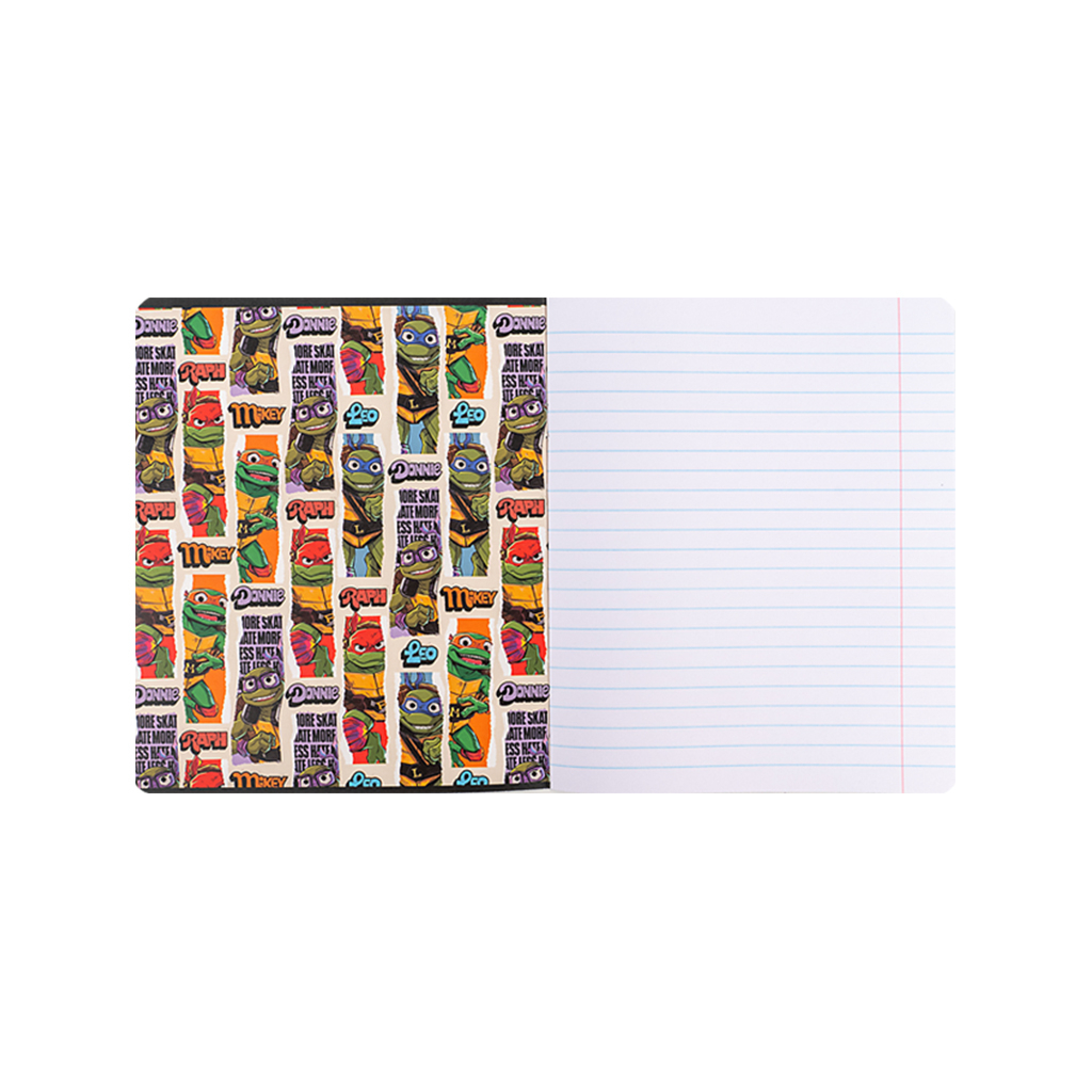 Зошит Kite Ninja Turtles, 12 аркушів, лінія (NT24-234) - зображення 2