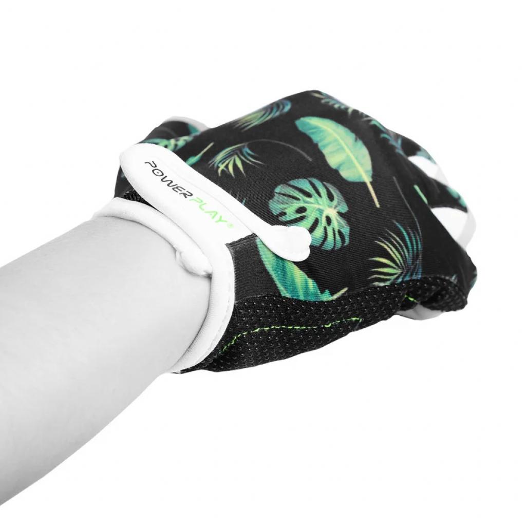 Велорукавиці PowerPlay Children 001 Black Leaves 2XS (001_Black_2XS) - зображення 5