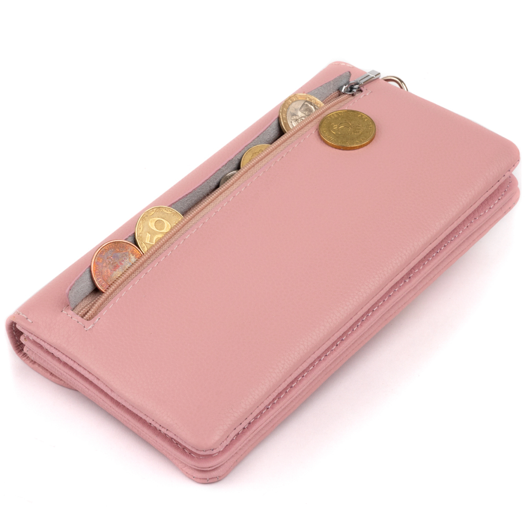 Гаманець ST Leather Зі шкіри Рожевий (19323) - зображення 6