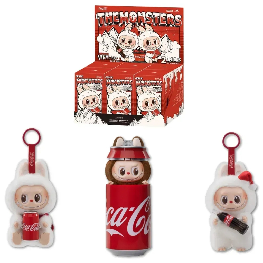 М'яка іграшка No Brand сюрприз Labubu Coca-Cola Surprise, 17 см, Mix color, темний пакет (YT42167) - зображення 2