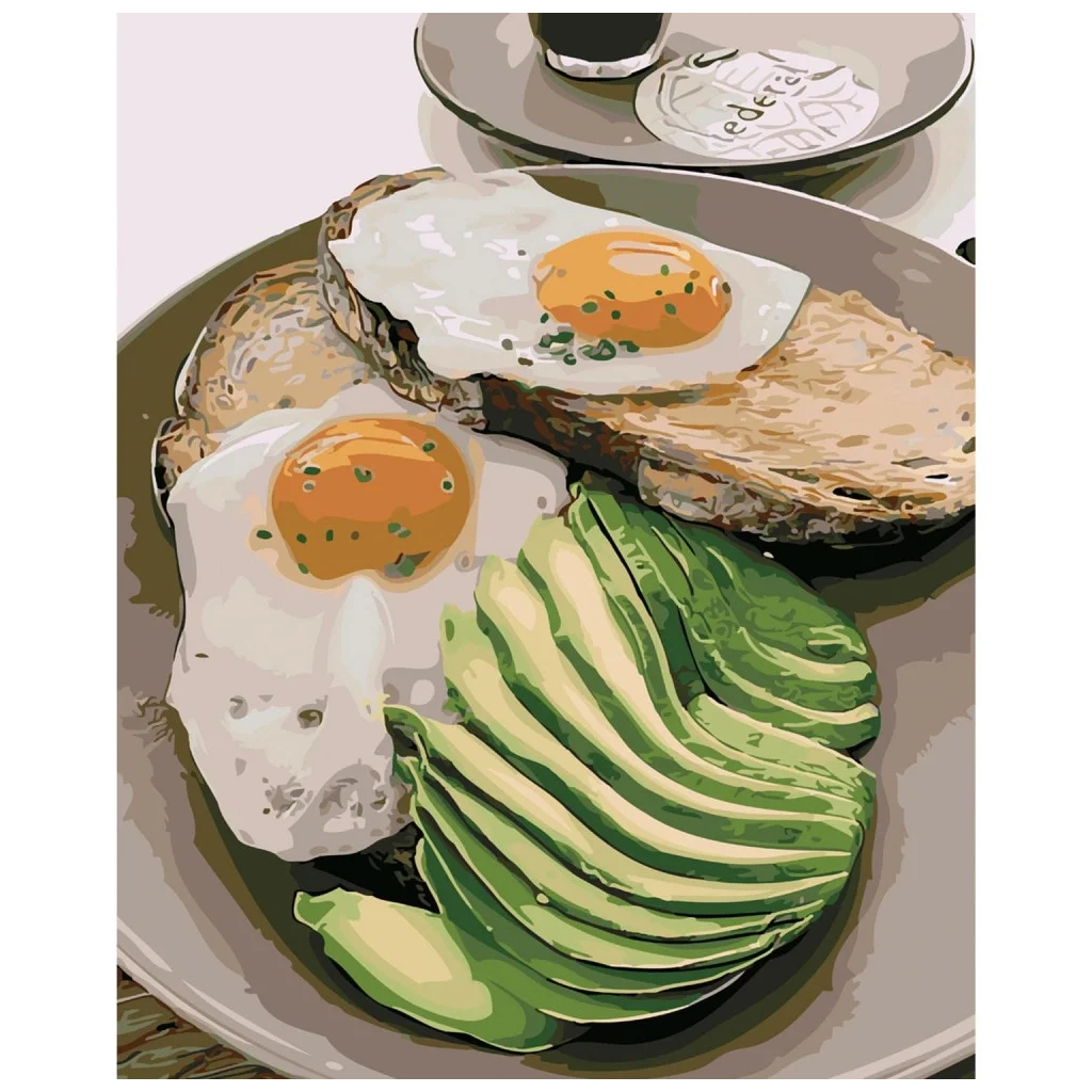 Картина по номерам Strateg Корисний сніданок 40х50 см (SY6170) - зображення 1