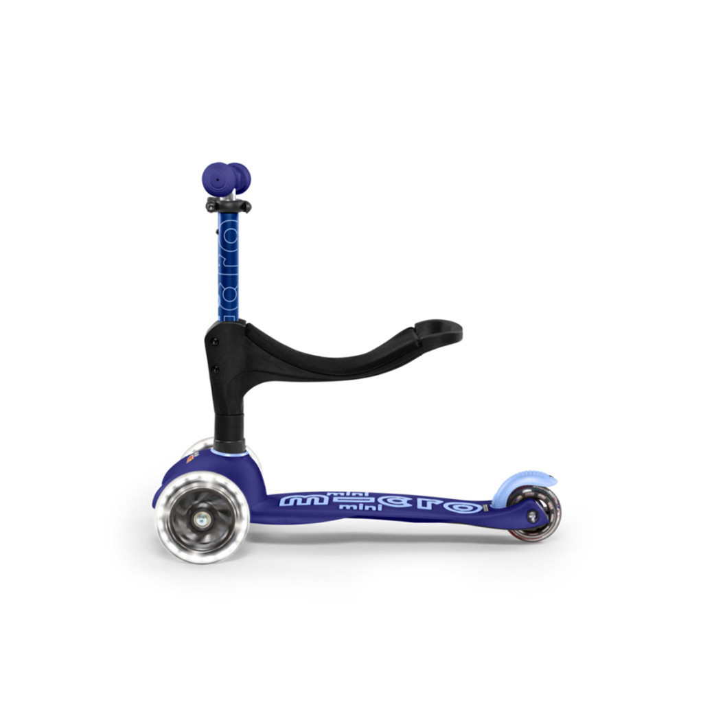 Самокат Micro Mini 3in1 Deluxe Plus LED Blue (MMD145) - зображення 7