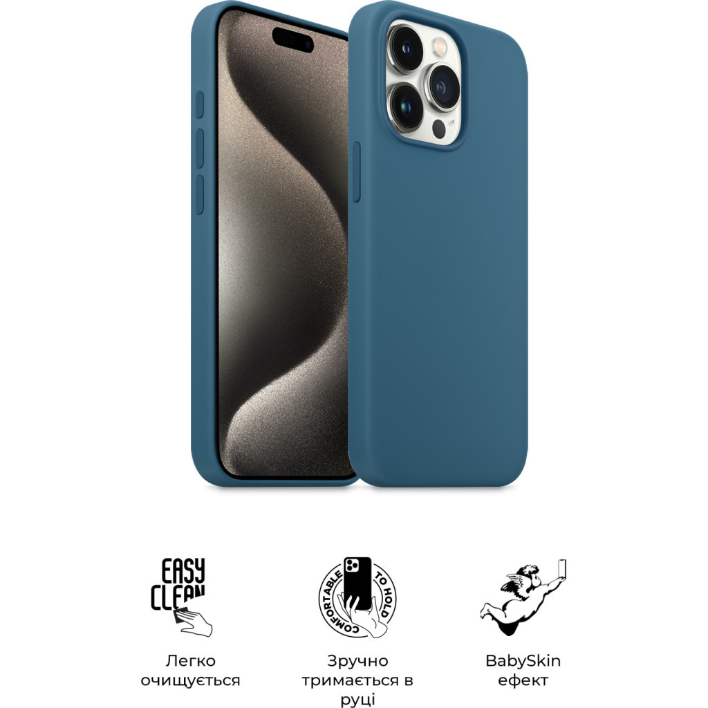 Чохол до мобільного телефона Armorstandart ICON2 Case Apple iPhone 15 Pro Max Storm Blue (ARM70530) - зображення 3