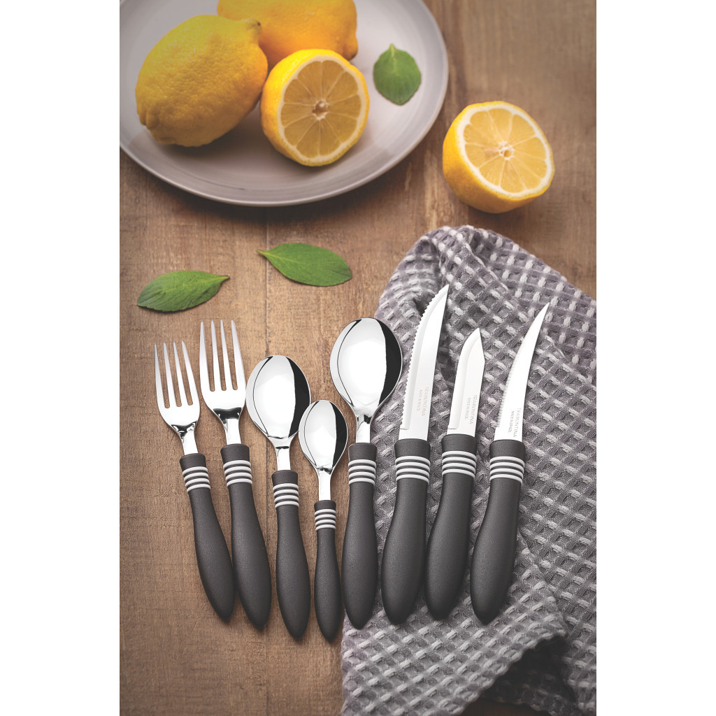 Кухонний ніж Tramontina Cor Cor Tomato Serrate 102 мм Black (23462/104) - зображення 2