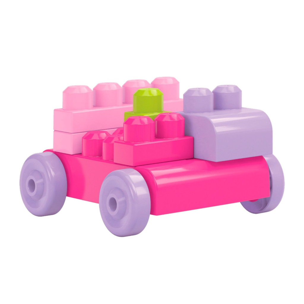 Конструктор Mega Bloks рожевий у мішку 80 деталей (DCH62) - зображення 5