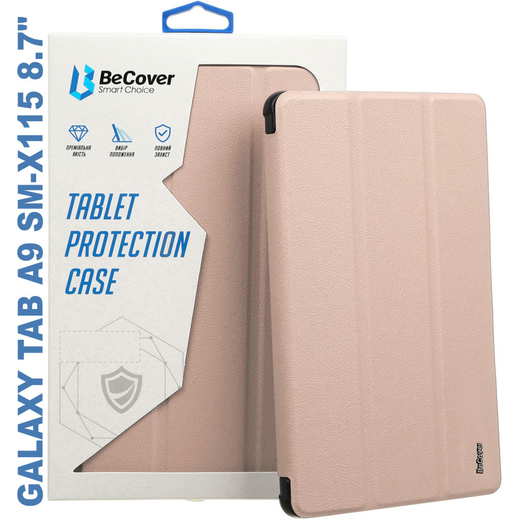 Чохол до планшета BeCover Soft Edge stylus holder Samsung Tab A9 SM-X115 8.7" Pink (710359) - зображення 1
