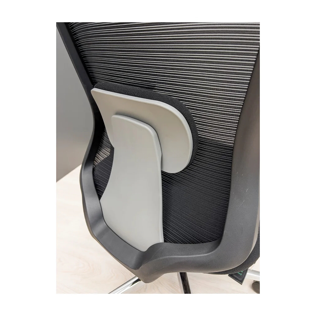 Офісне крісло Richman Декарт Хром Synсhro Сітка Чорне (R00000046588) - изображение 12