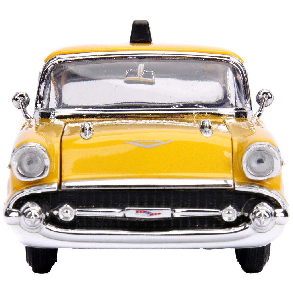 Машина Jada металева "Марвел. Жовте таксі" Чеві Бел Ейр (1957) з фігуркою Дедпула 1:24 (253225001) - зображення 3