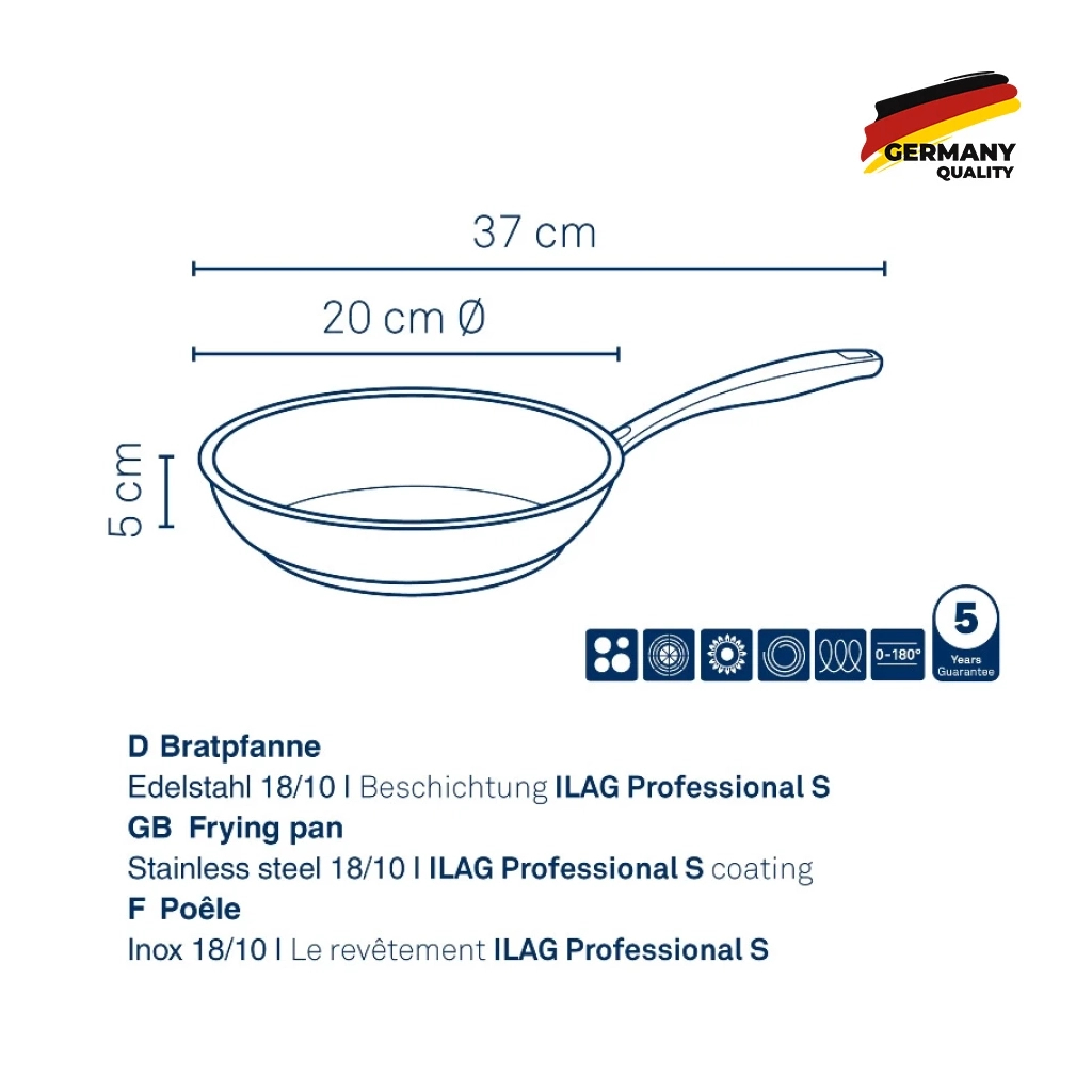 Сковорода Kela Flavoria 20 см (10197) - зображення 5