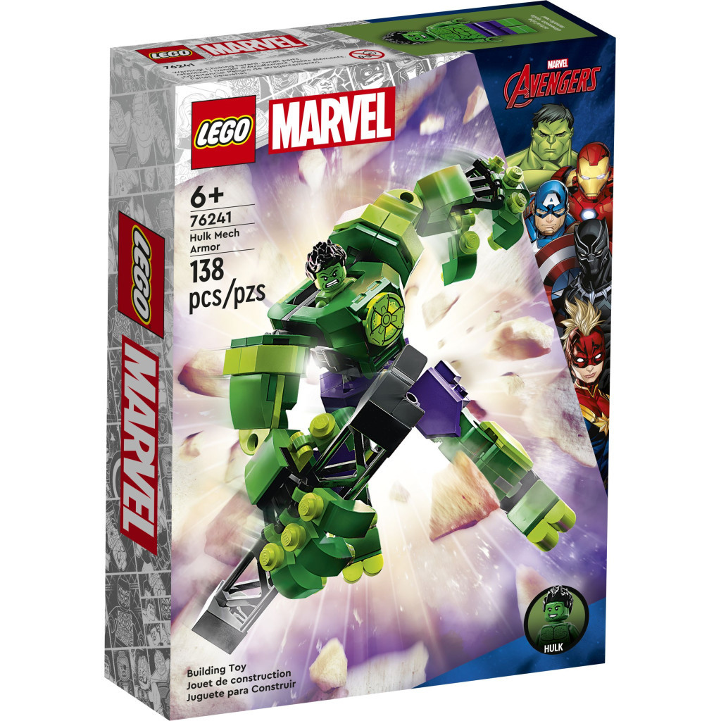 Конструктор LEGO Super Heroes Робоброня Халка 138 деталей (76241) - зображення 1