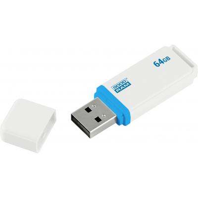 USB флеш накопичувач Goodram 64GB UMO2 White Graphite USB 2.0 (UMO2-0640WER11) - зображення 3