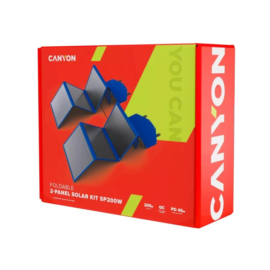 Портативна сонячна панель Canyon CND-SP200W2P - изображение 12