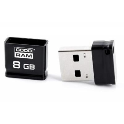 USB флеш накопичувач Goodram 8GB Piccolo Black USB 2.0 (UPI2-0080K0R11) - зображення 2