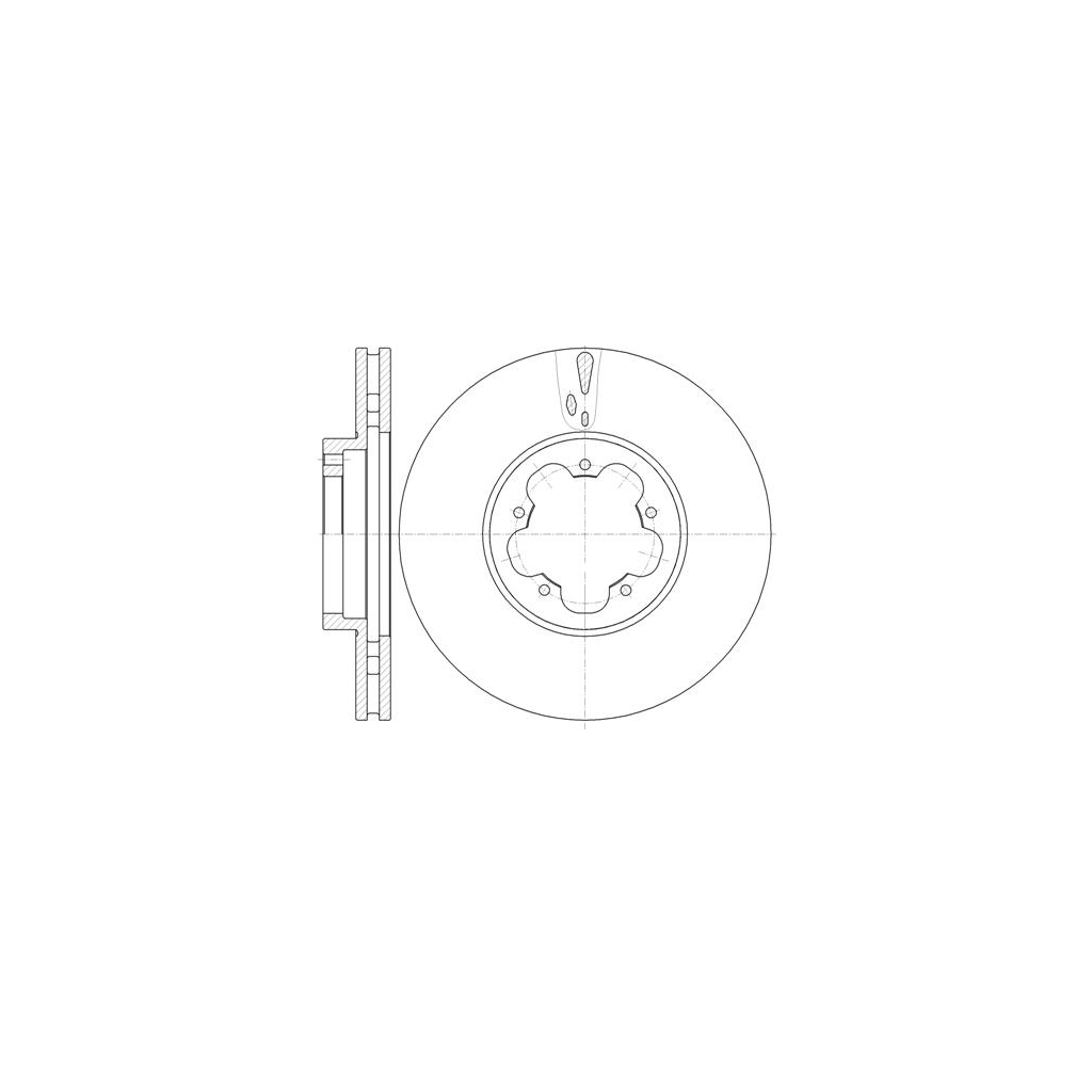 Гальмівний диск REMSA 61022.10 - зображення 1