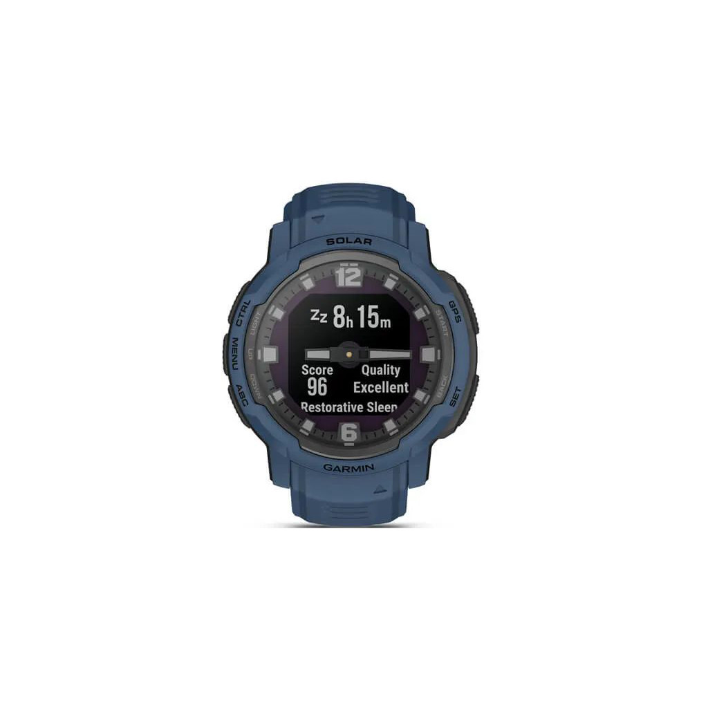Смарт-годинник Garmin Instinct Crossover Solar, Tidal Blue, GPS (010-02730-02) - зображення 8