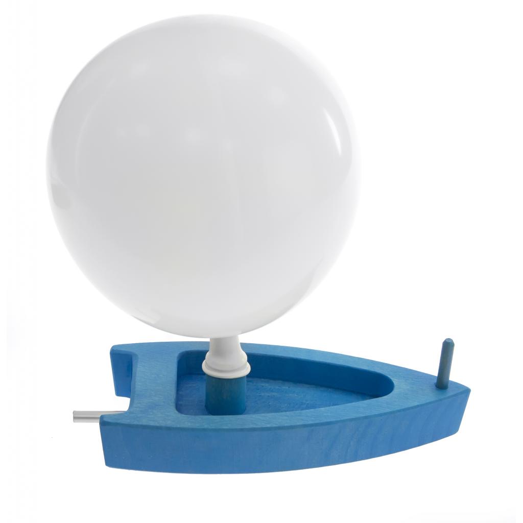 Машина Nic Шлюпка дерев'яна синя (NIC526461) - изображение 6