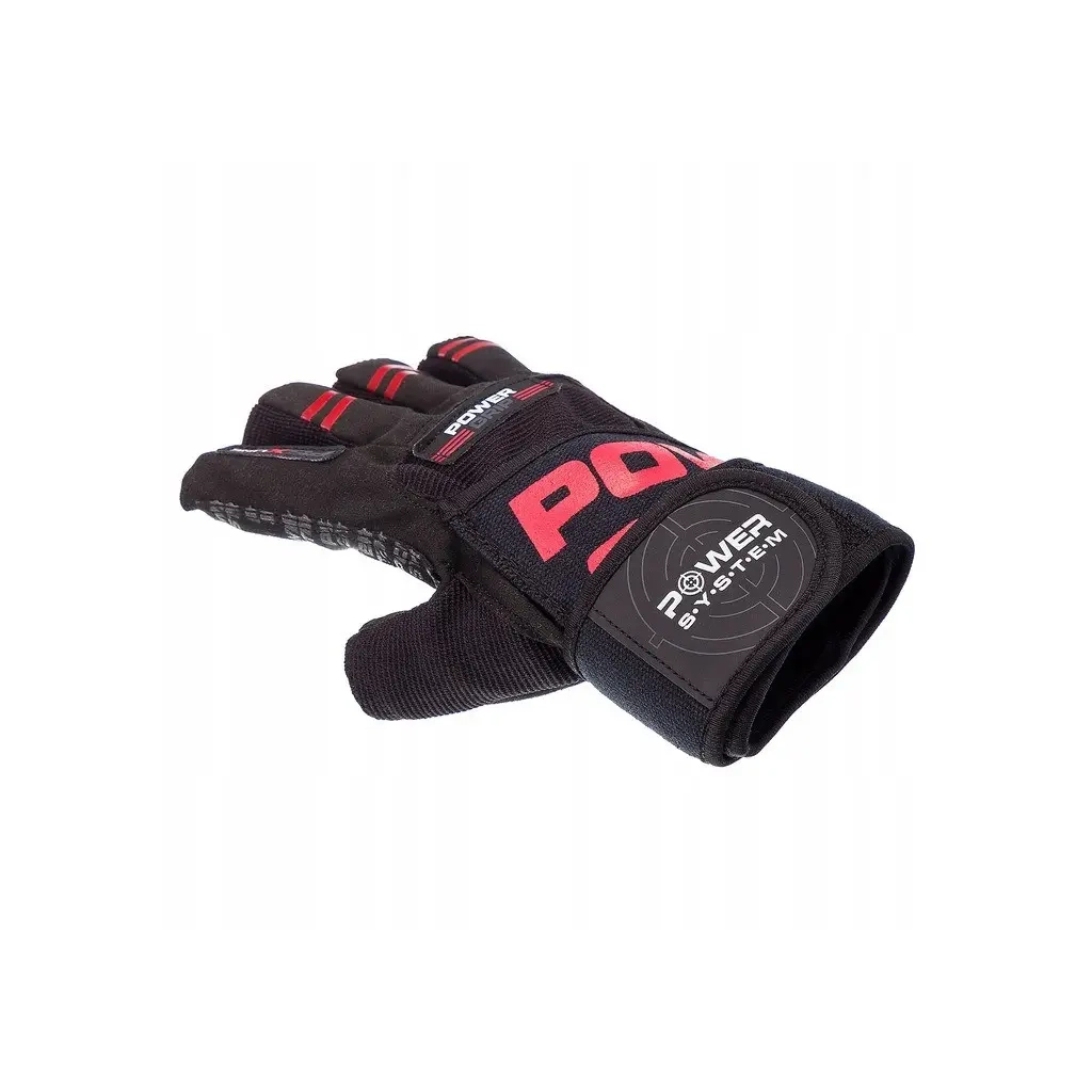 Рукавички для фітнесу Power System PS-2800 Червоні M (PS-2800_M_Red) - зображення 6