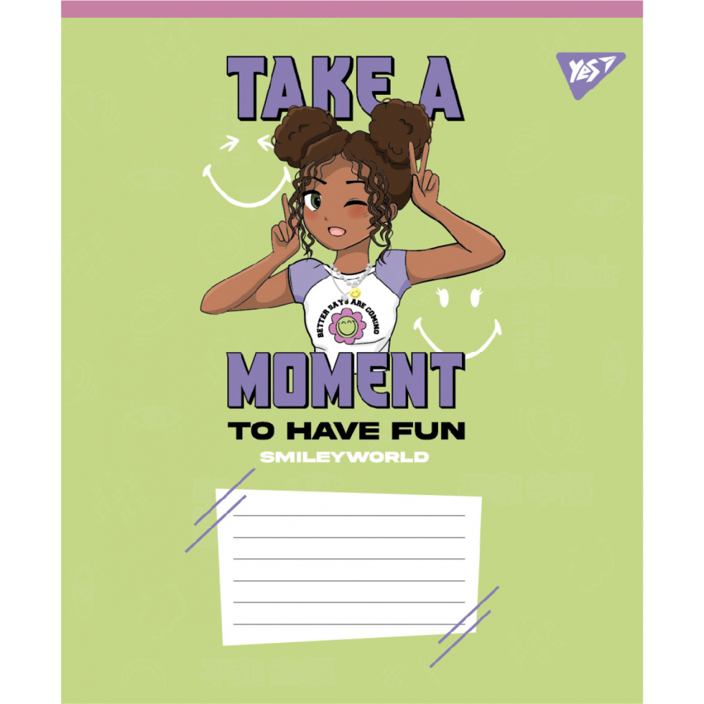 Зошит Yes Smiley World Cool А5 12 аркушів клітинка (767658) - зображення 4