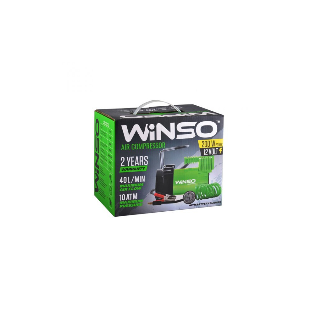 Автомобільний компресор WINSO 10 Атм, 40 л/мин (126000) - изображение 3