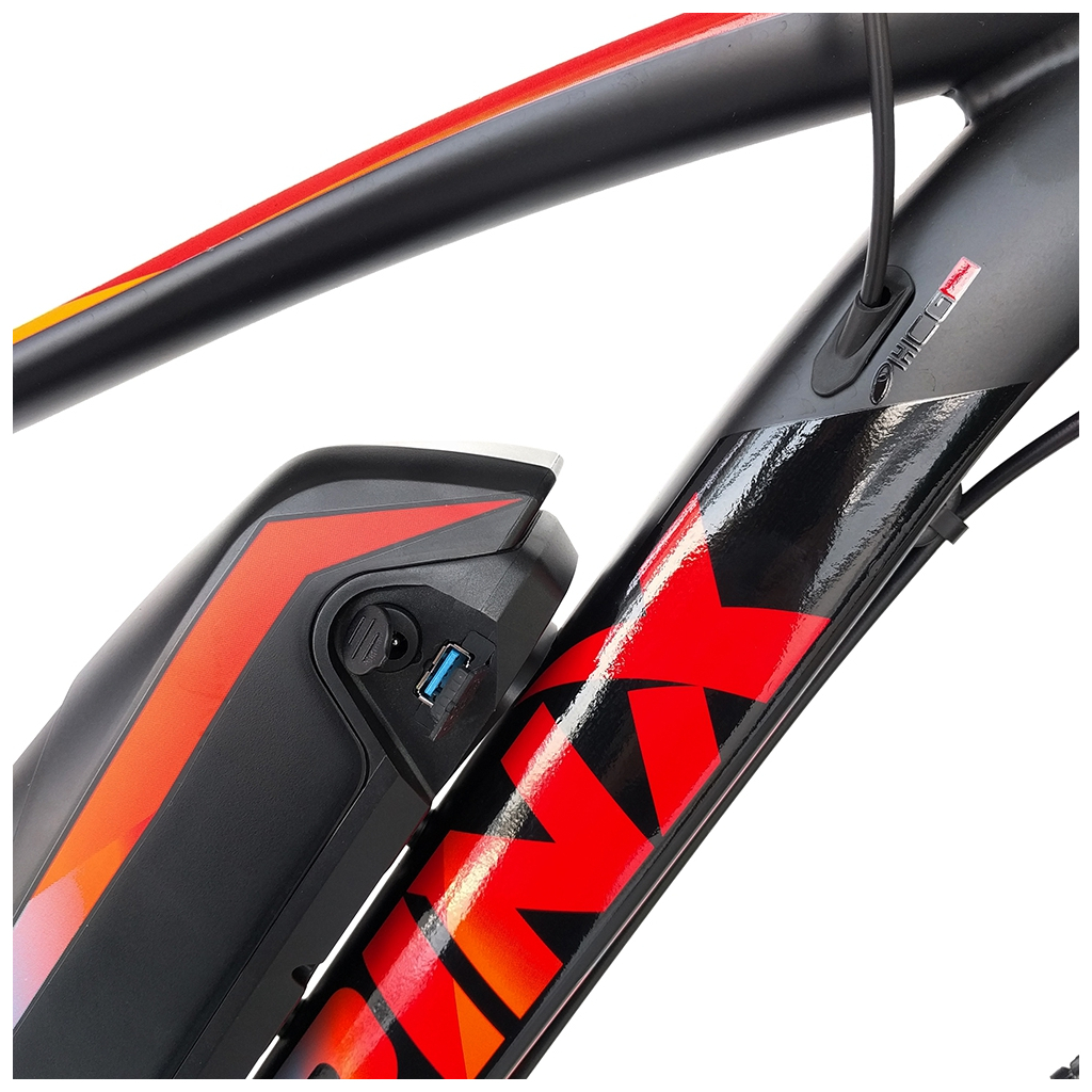 Електровелосипед Trinx E-Bike X1E 26" рама-17" Matt-Black-Green-Blue (X1EMBGB) - зображення 5