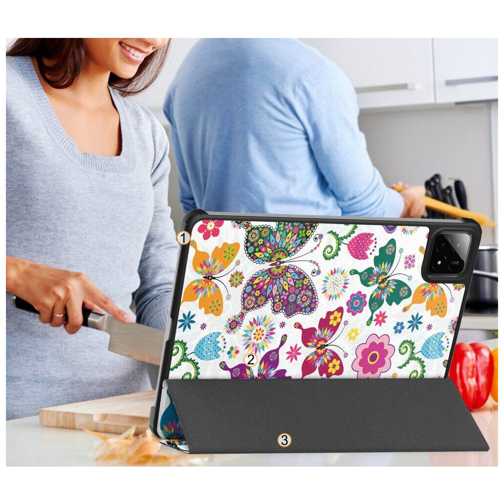Чохол до планшета BeCover Smart Case Xiaomi Pad 7 / 7 Pro 11.2" Butterfly (712800) - зображення 9