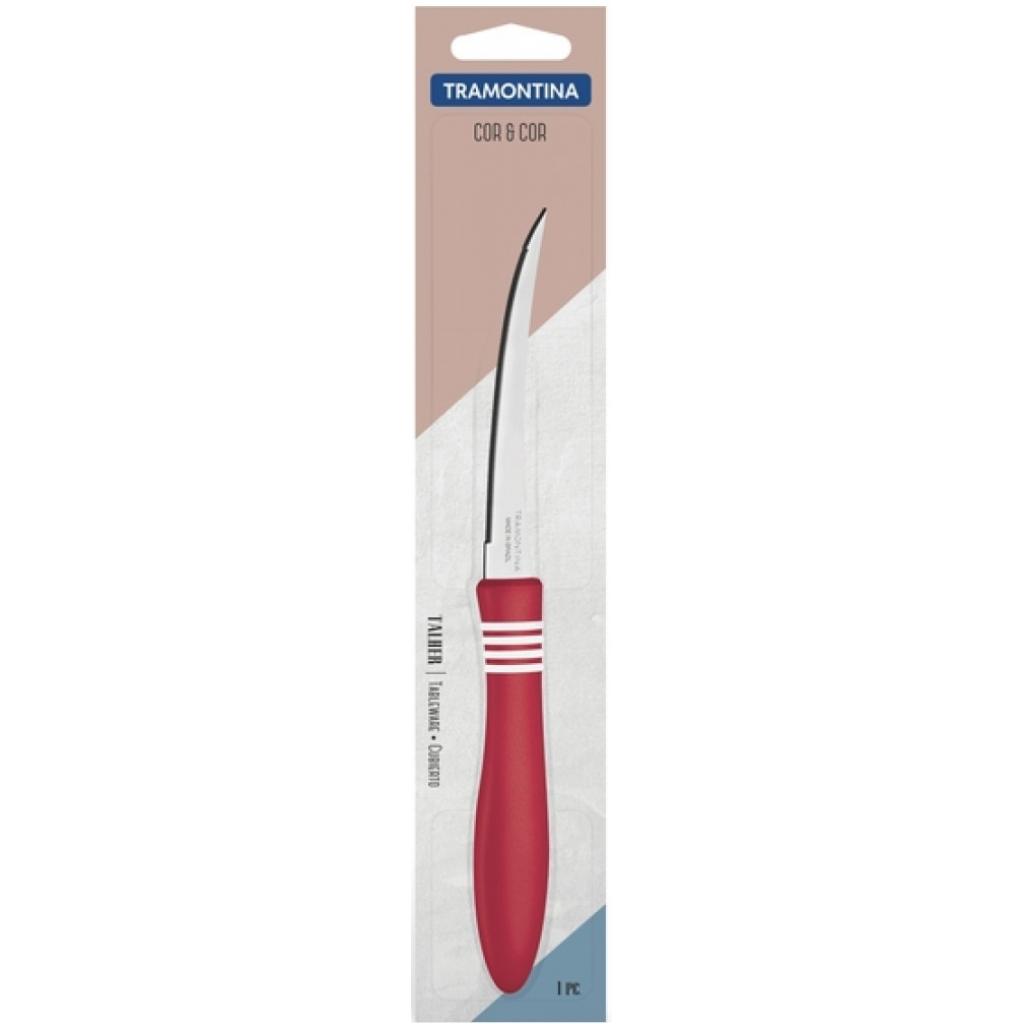 Кухонний ніж Tramontina COR & COR для томатов 127 мм Red (23462/175) - зображення 2