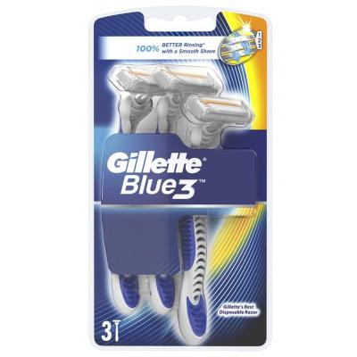 Бритва Gillette Blue 3 Cool 3шт (7702018457243) - зображення 1