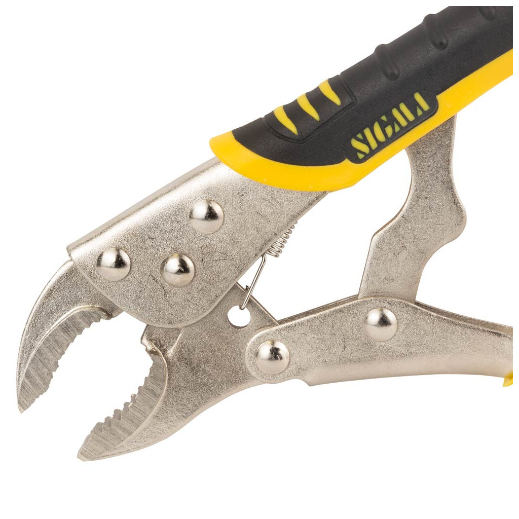 Кліщі Sigma затискні універсальні напівкруглі 180мм CrV (4340251) - зображення 7
