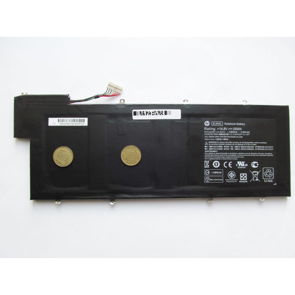 Акумулятор до ноутбука HP Envy 14-3000 SL04XL, 58Wh (3900mAh), 8cell, 14.8V, Li-ion (A47463) - зображення 2