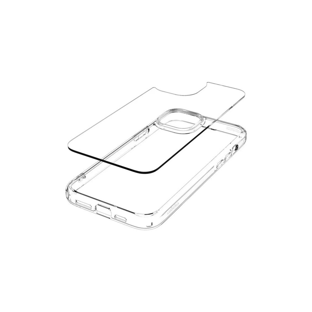 Чохол до мобільного телефона Spigen Apple iPhone 15 Plus Crystal Hybrid Crystal Clear (ACS06459) - зображення 7