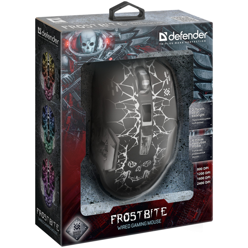 Мишка Defender FrostBite GM-043 USB Black (52043) - зображення 4