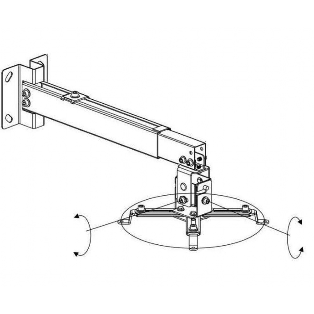 Кронштейн до проектора Charmount PRB63-100 Black - зображення 3