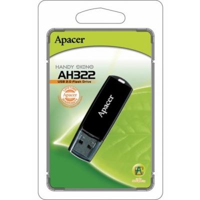 USB флеш накопичувач Apacer Handy Steno AH322 black (AP8GAH322B-1) - зображення 4