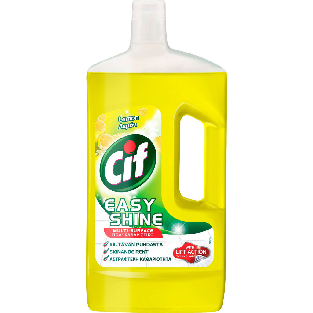 Засіб для миття підлоги Cif Лимонна свіжість 1 л (8000680200341/8710908725999) - изображение 2