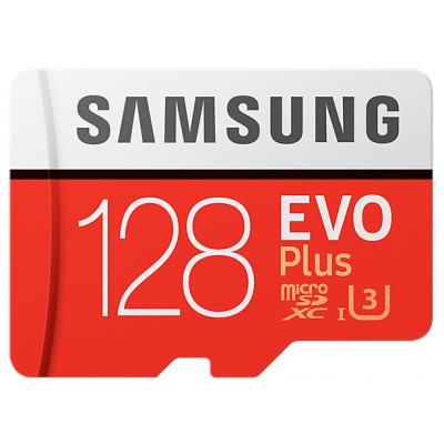 Карта пам'яті Samsung 128GB microSD class 10 EVO PLUS UHS-I (MB-MC128GA/RU) - зображення 1