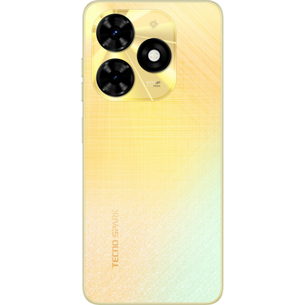 Мобільний телефон Tecno Spark 20C 8/128Gb Alpenglow Gold (4894947016943) - зображення 3