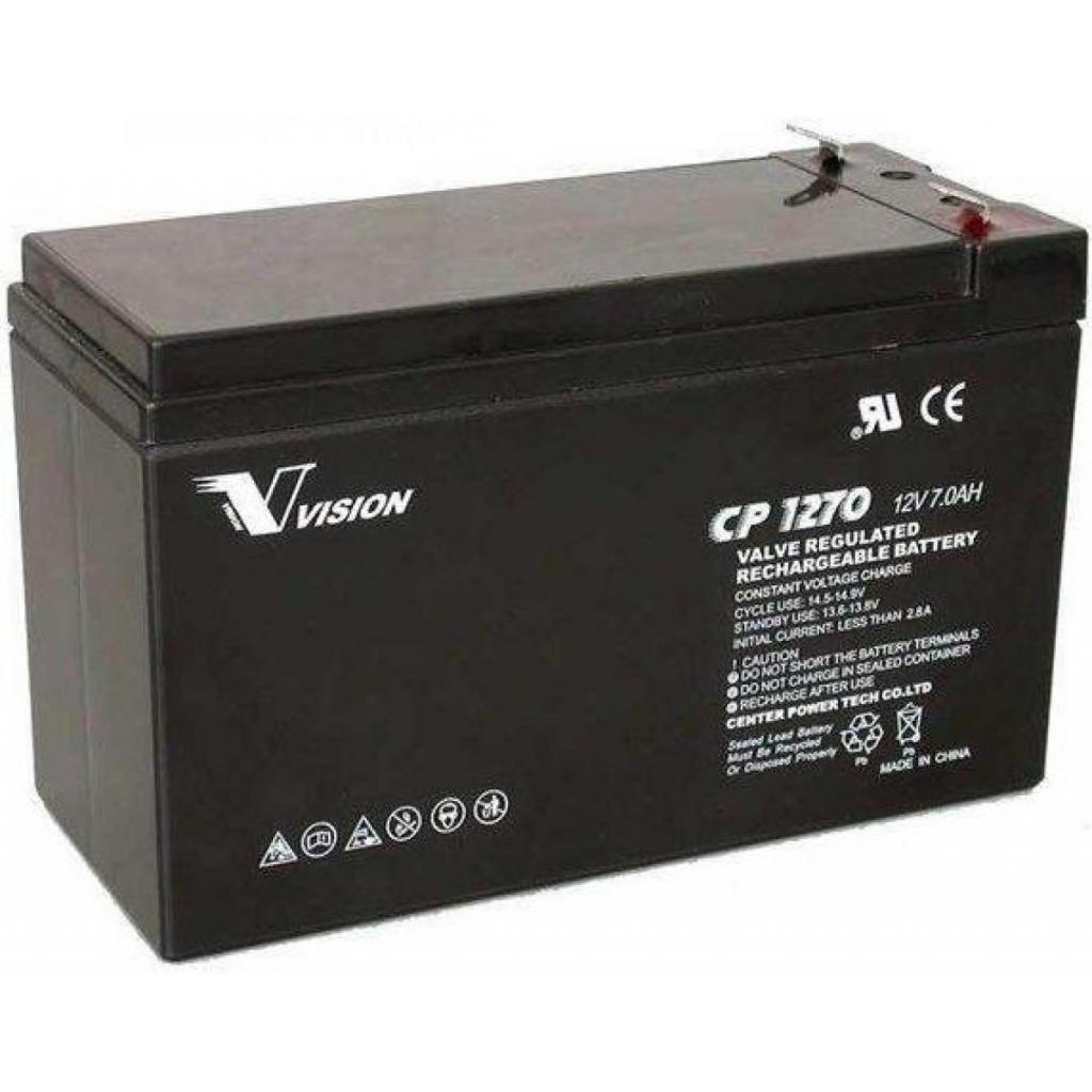 Батарея до ДБЖ Vision CP 12V 7Ah (CP1270A) - зображення 1