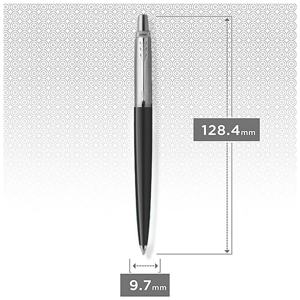 Ручка кулькова Parker JOTTER 17 Originals Black CT BP в Eco упаковці (15 632e) - зображення 4