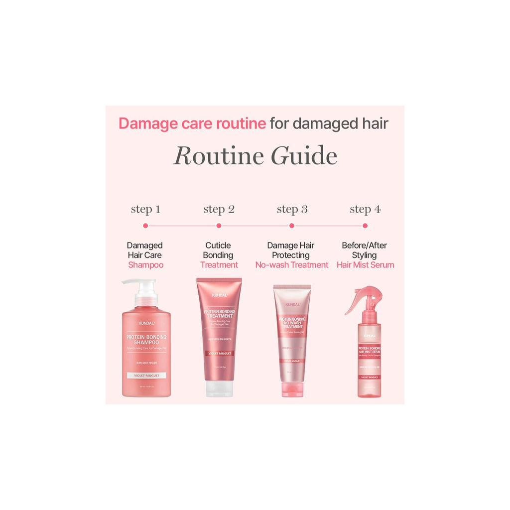 Сироватка для волосся Kundal Protein Bonding Hair Mist Serum Violet Muguet 150 мл (8809809429980) - изображение 2