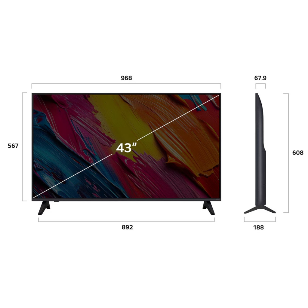 Телевізор LG 43QNED70A6A - зображення 4