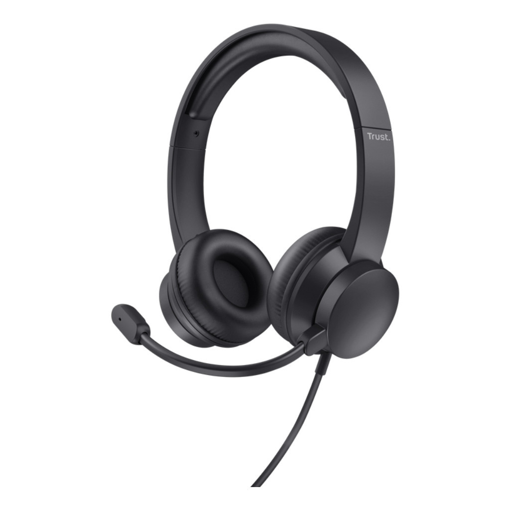 Навушники Trust Ayda PC USB-A Black (25088) - зображення 1
