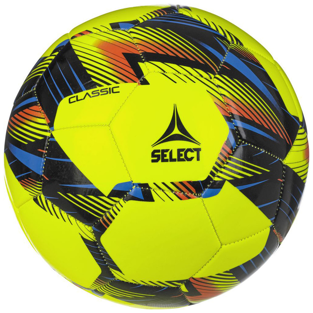М'яч футбольний Select FB Classic v23 жовто-чорний Уні 4 (5703543316182) - зображення 1