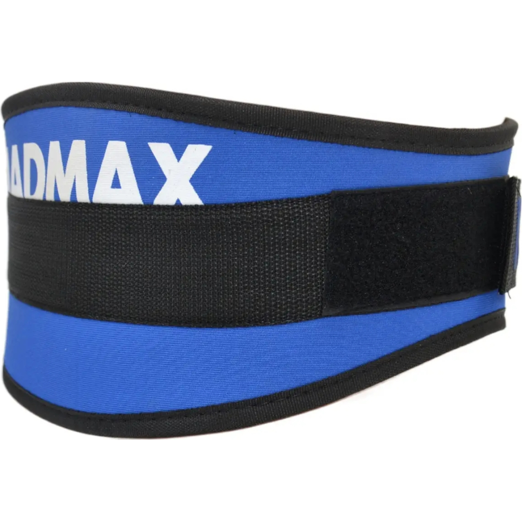 Атлетичний пояс MadMax MFB-421 Simply the Best неопреновий Blue XXL (MFB-421-BLU_XXL) - зображення 3
